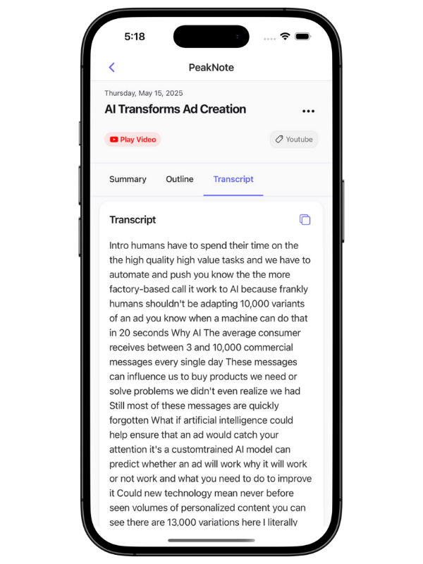 Accurate AI Transcription Service
